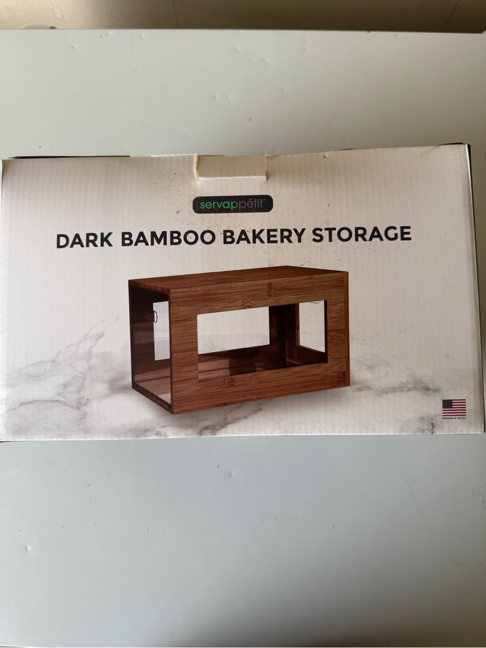 servappétit Dark Bamboo Bakery Storage Box